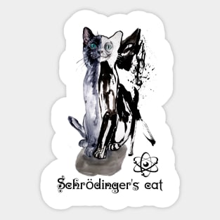 Schrödinger's cat Sticker